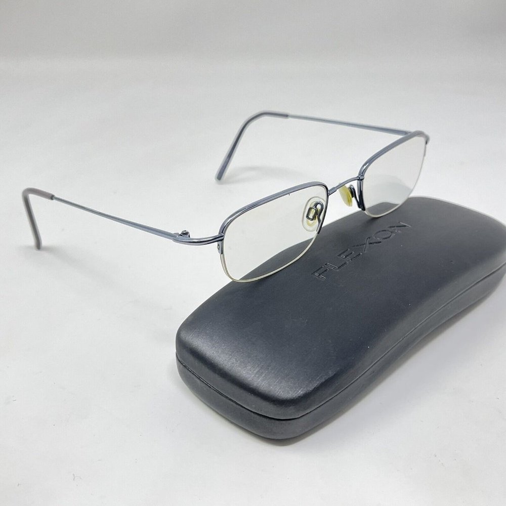 Flexon Flexon 607 Eyeglasses Frame Steel Blue  49 []  20 - 140